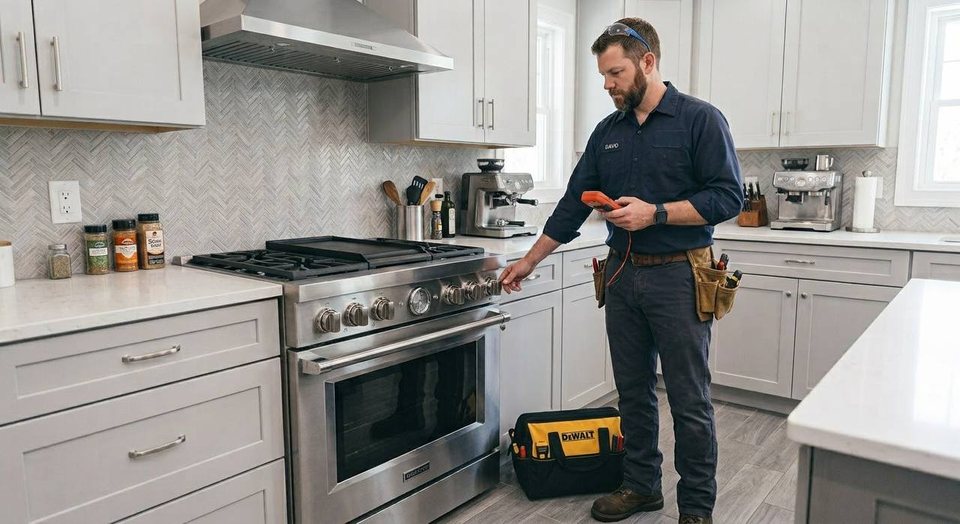 Walking the Loop on a pro-style gas range
